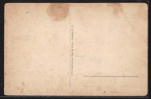 AK Eisleben, Markt mit Denkmal und Geschäften