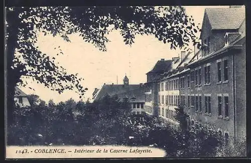 AK Koblenz, Interieur de la Caserne Lafayette