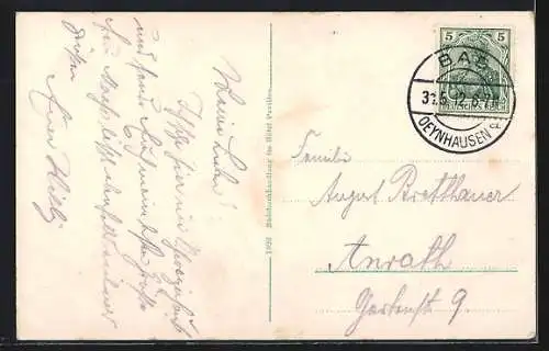 AK Bad Oeynhausen, Ost-Corso mit Passanten