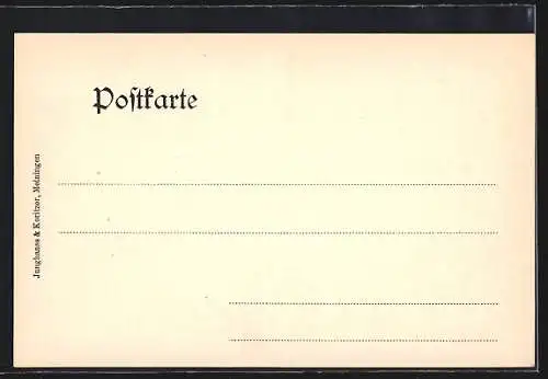 AK Münster i. W., Dom Probstei mit Vorplatz