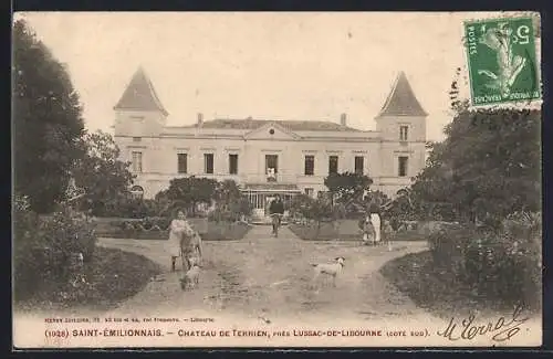 AK Saint-Émilionnais, Château de Terrien près Lussac-de-Libourne (côté sud)