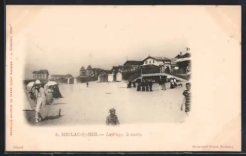 AK Soulac-sur-Mer, La Plage, le matin