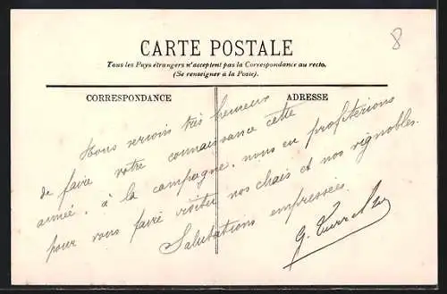 AK Blanquefort, Domaine de Curgan et ses vignes en allée