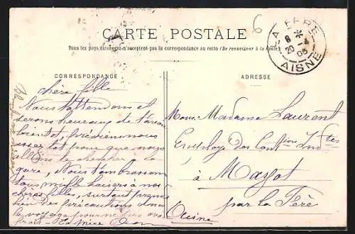 AK Barsac, Château Dudon côté Nord, 2e Cru, propriété de A. Balayé