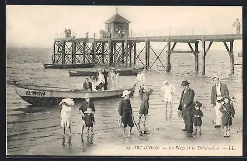 AK Arcachon, La Plage et le Débarcadère
