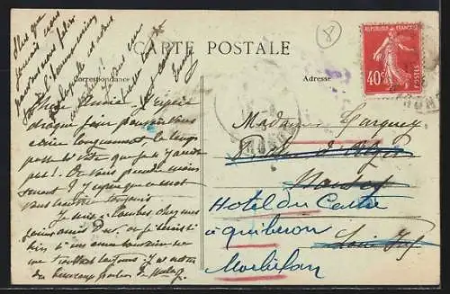 AK Cambes, Vue Générale prise des Coteaux de la Mairie