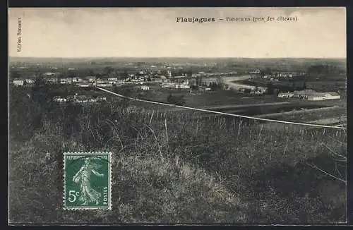 AK Flaujagues, Panorama pris des coteaux