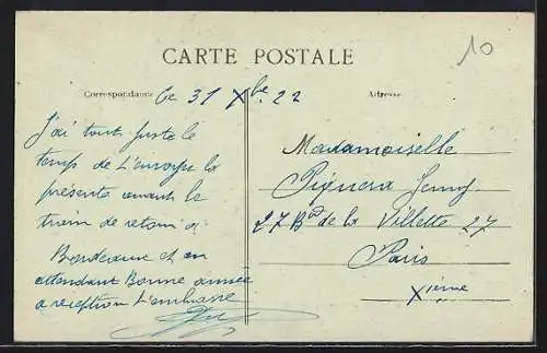 AK Cambes, Vue Générale et Vallée de la Garonne