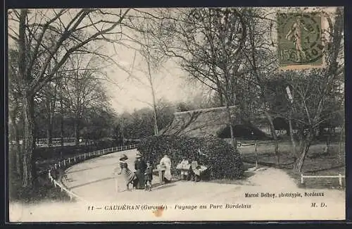 AK Caudéran, Paysage au Parc Bordelais