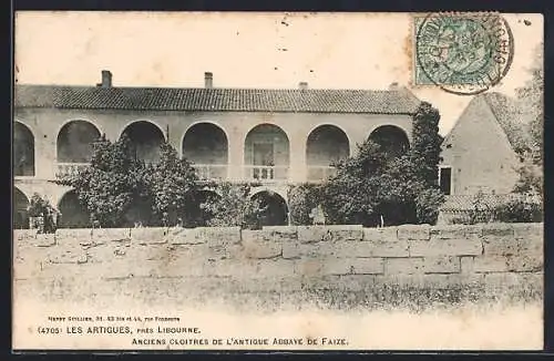 AK Les Artigues, Anciens cloîtres de l`antique Abbaye de Faize