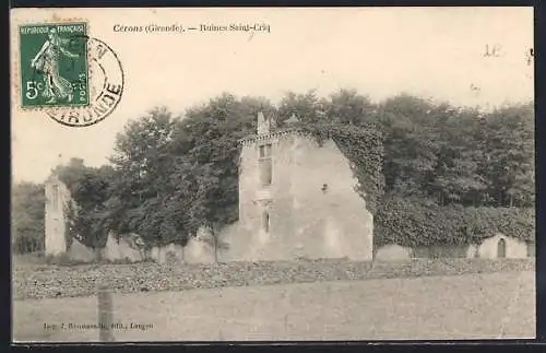 AK Cérons, Ruines Saint-Criq