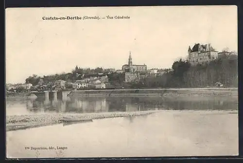 AK Castets-en-Dorthe, Vue Générale