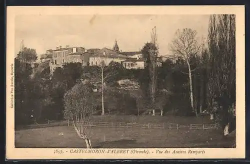 AK Castelmoron-d`Albret, Vue des Anciens Remparts