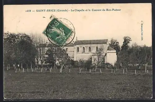 AK Saint-Brice, La Chapelle et le Couvent du Bon-Pasteur