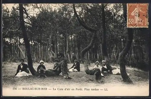 AK Soulac-sur-Mer, La Cure d`air en Forêt. Pins tordus