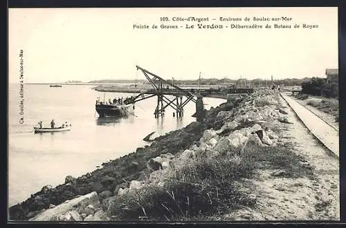 AK Le Verdon, Débarcadère du Bateau de Royan à la Pointe de Graves