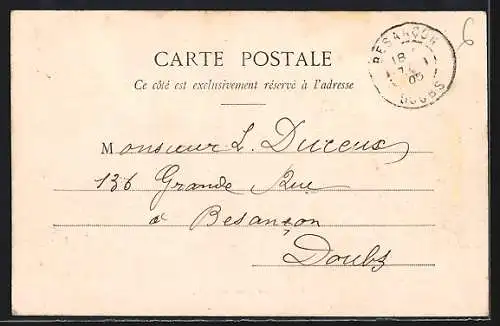 AK Rauzan, Ruines de l`ancien château féodal (XIVe siècle, côté est)