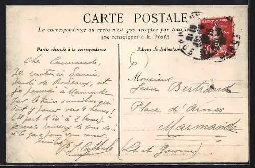 AK Bordeaux, La Place des Quinconces vue aérienne du marché