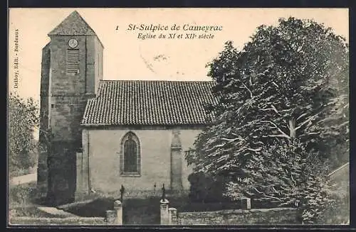 AK St-Sulpice de Cameyrac, Église du XI et XIIe siècle