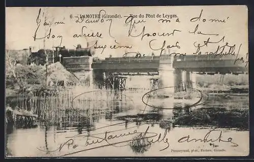 AK Lamothe, Vue du Pont de Leygas