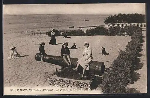 AK Le Moulleau, La Plage et le Canon