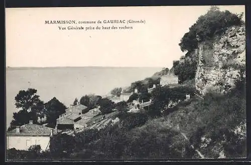AK Marmisson, Vue Générale prise du haut des rochers