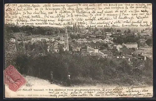 AK Paillet, Vue générale prise des grands coteaux