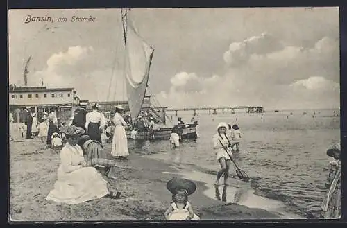 AK Bansin, Am Strande