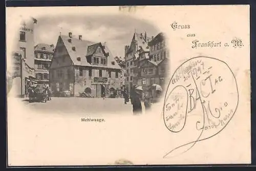 AK Alt-Frankfurt, Mehlwaage, Ortspartie