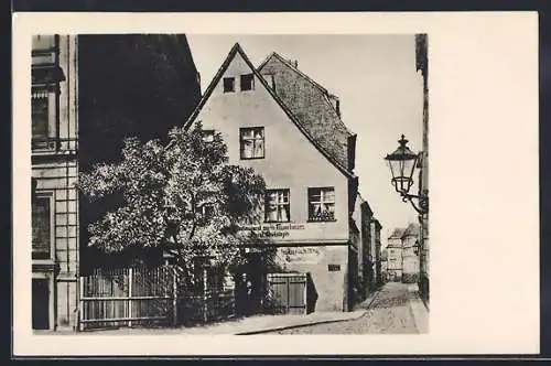 AK Berlin, Restaurant zum Nussbaum, Fischerstrasse