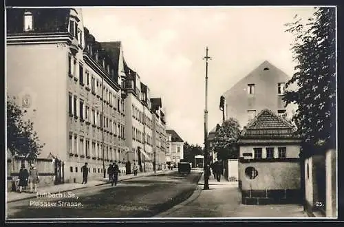 AK Limbach i. Sa., Partie an der Pleissaer Strasse