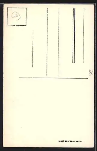 AK Adelboden, Kirche mit Wildstrubel