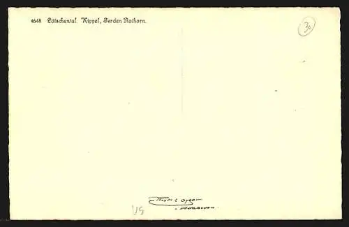 AK Kippel /Lötschental, Ferden Rothorn, Ortsansicht mit Kirche