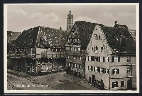 AK Nördlingen, Partie am Hafenhaus