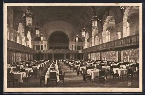 AK Berlin-Tiergarten, Weinhaus Rheingold, Innenansicht des Kaiser-Saal, am Potsdamer Platz