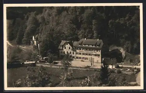 AK Doos /Fränkische Schweiz, Gasthaus und Sommerfrische Heinlein aus der Vogelschau