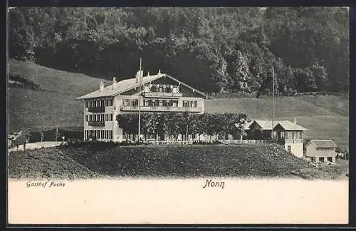 AK Nonn, Blick auf das Gasthaus Fuchs