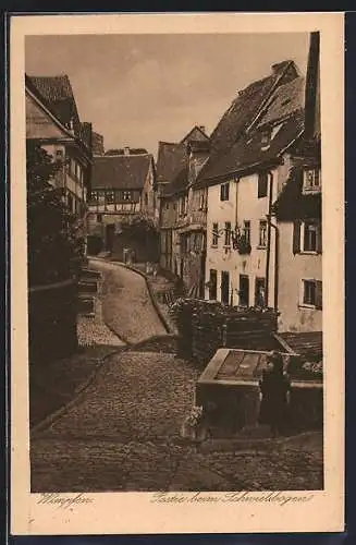 AK Bad Wimpfen, Partie am Schwiebbogen