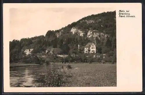 AK Streitberg /Fränk. Schweiz, Flusspartie