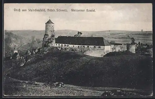 AK Waischenfeld /Fränk. Schweiz, Steinerner Beutel