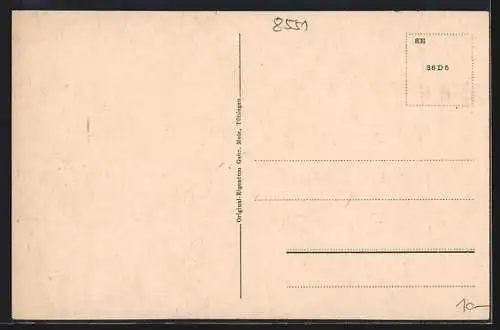 AK Muggendorf /Fränk. Schweiz, Ortsansicht mit Fluss und Blick ins Tal