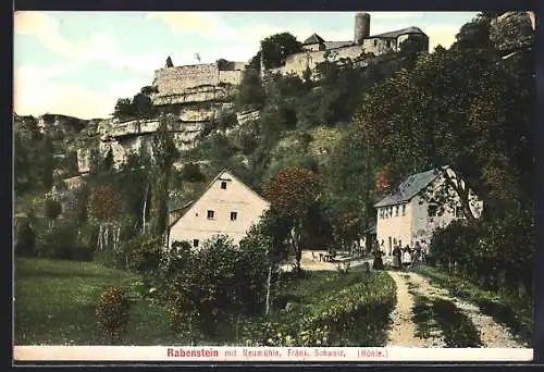 AK Rabenstein /Fränk. Schweiz, Ortsansicht mit Neumühle