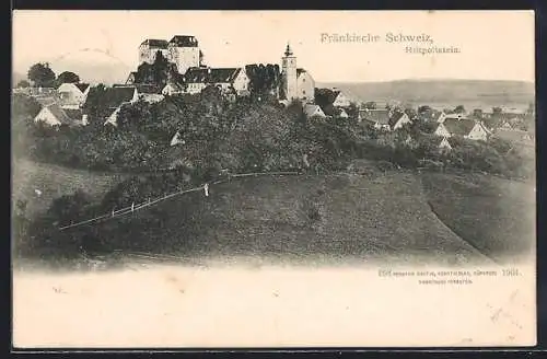 AK Hiltpoltstein /Fränk. Schweiz, Teilansicht mit Umgebung