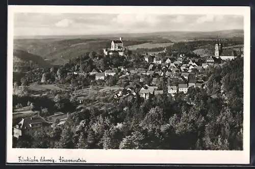 AK Gössweinstein /Fränk. Schweiz, Totalansicht mit Umgebung