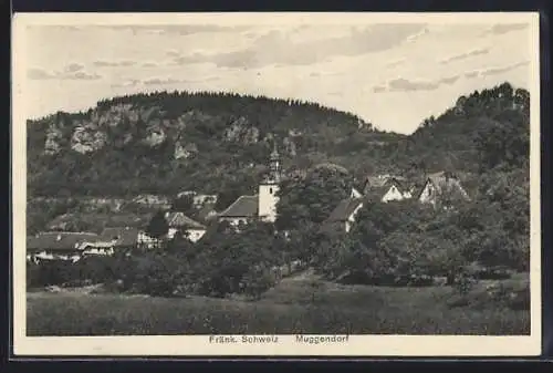 AK Muggendorf /Fränk. Schweiz, Die Ortskirche