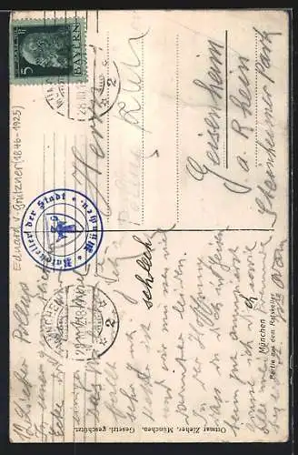 AK München, Partie aus dem Ratskeller