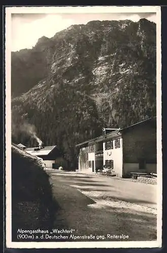 AK Schwarzbachwacht, Alpengasthaus Wachterl a. d. Deutschen Alpenstrasse