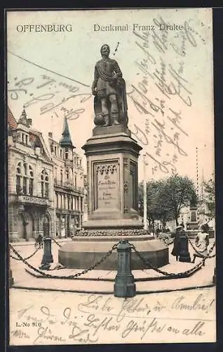 AK Offenburg, Drake-Denkmal