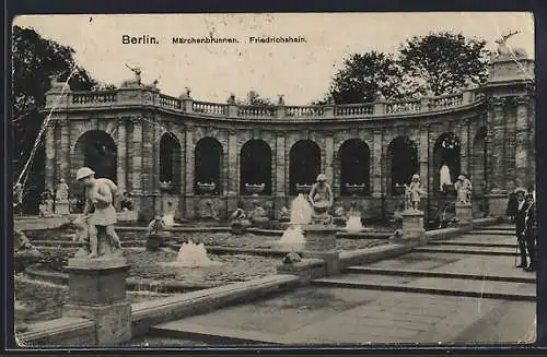 AK Berlin, Friedrichshain, Märchenbrunnen