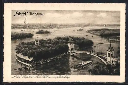 AK Berlin, Abtei Treptow, Dampfschiff
